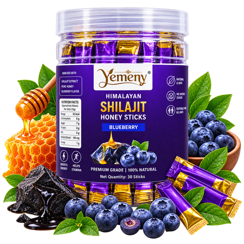 Shilajit Honey Sticks – Blueberry